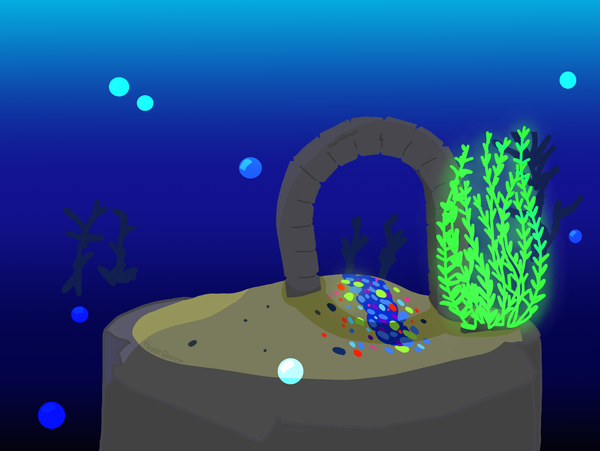 under sea scape